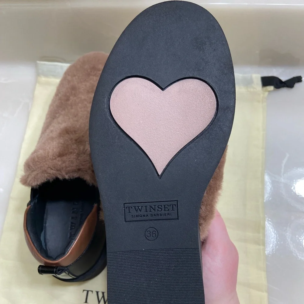 Twinset 🇮🇹 slip on shoes, platform, size 6